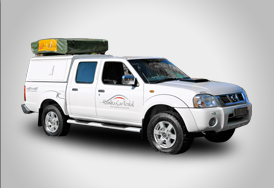 Namibia-4x4-Mietwagen: Doppelkabine und Dachzelt - der Standard für Namibia-Reisen