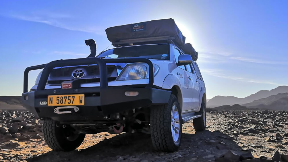 4x4-Dachzelt-Camper fr Namibia - vom Namibia-Spezialisten